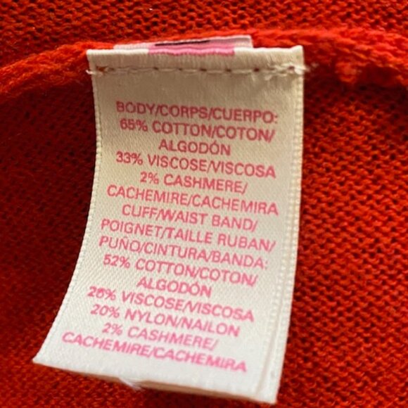 Victoria's Secret Dolman Sleeve V-Neck High-Low Sweater Raspberry Red Size XS - Picture 13 of 16